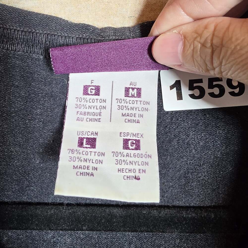 Curves Womens dark Gray Cable Knit Full Zip Hooded cardigan Size M Regular Fit - Picture 11 of 13